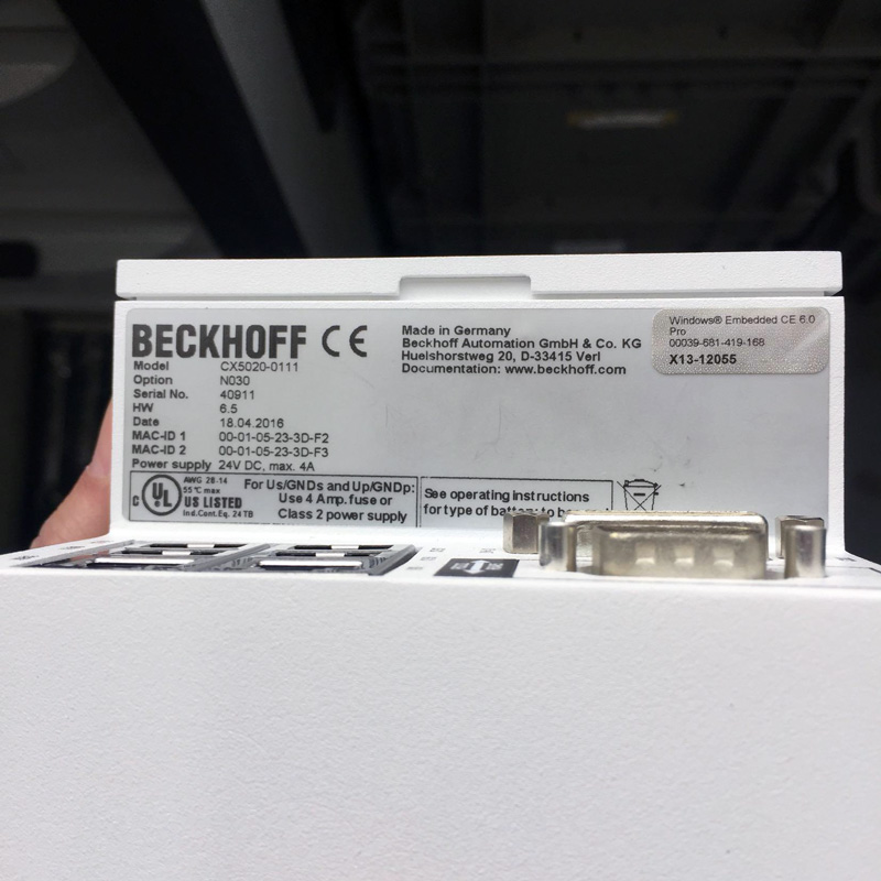 Cx5020 0111 Beckhoff
